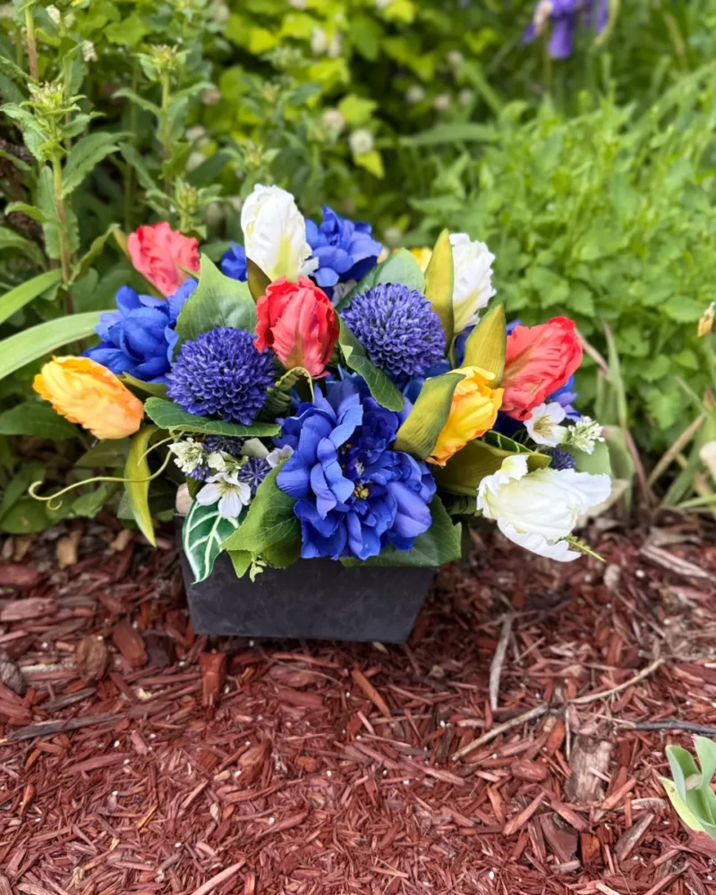 Faux Graveside Arrangement
