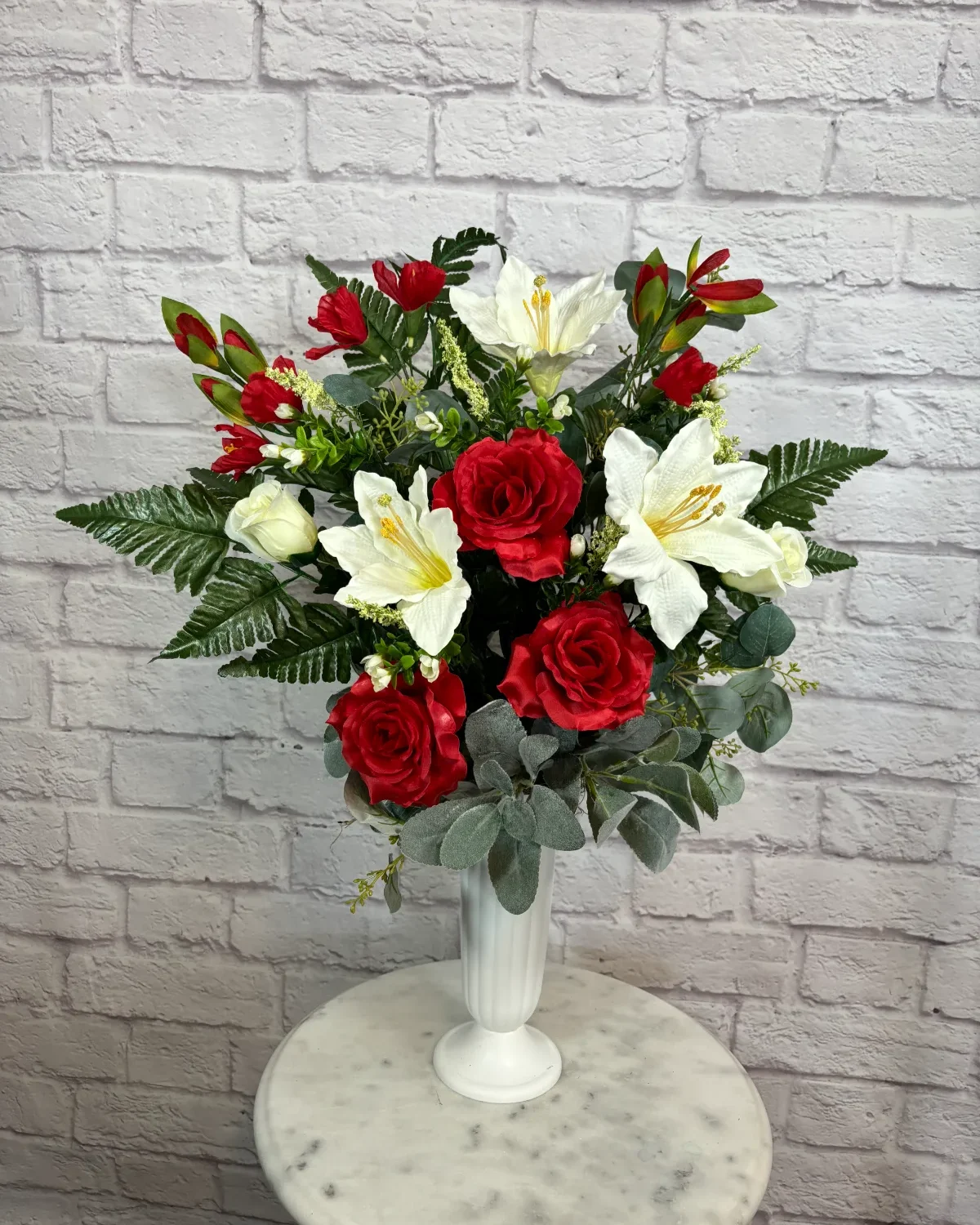 Faux Graveside Arrangement