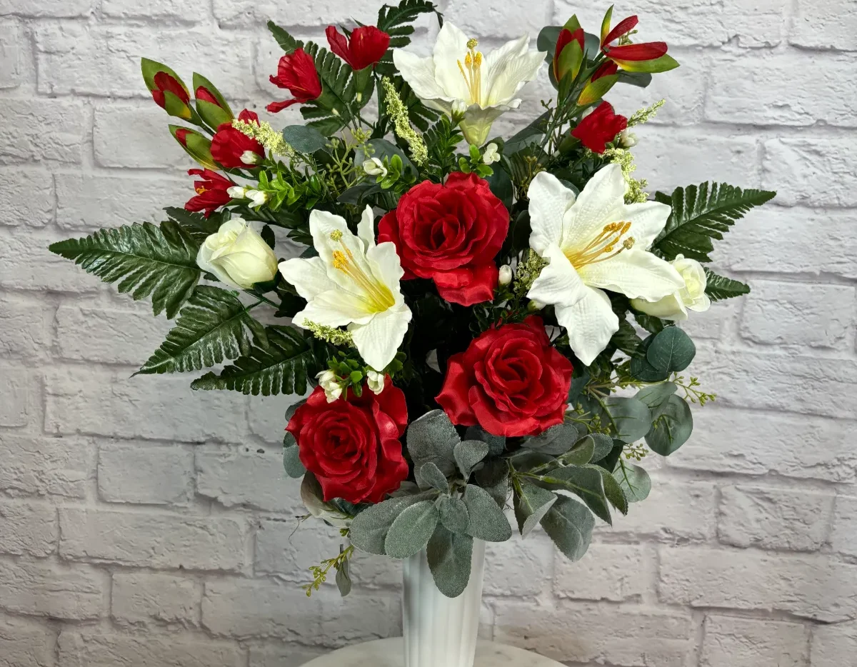 Faux Graveside Arrangement